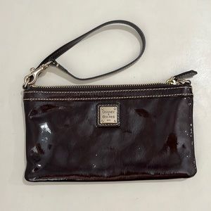 Dooney and Bourke patent leather wristlet